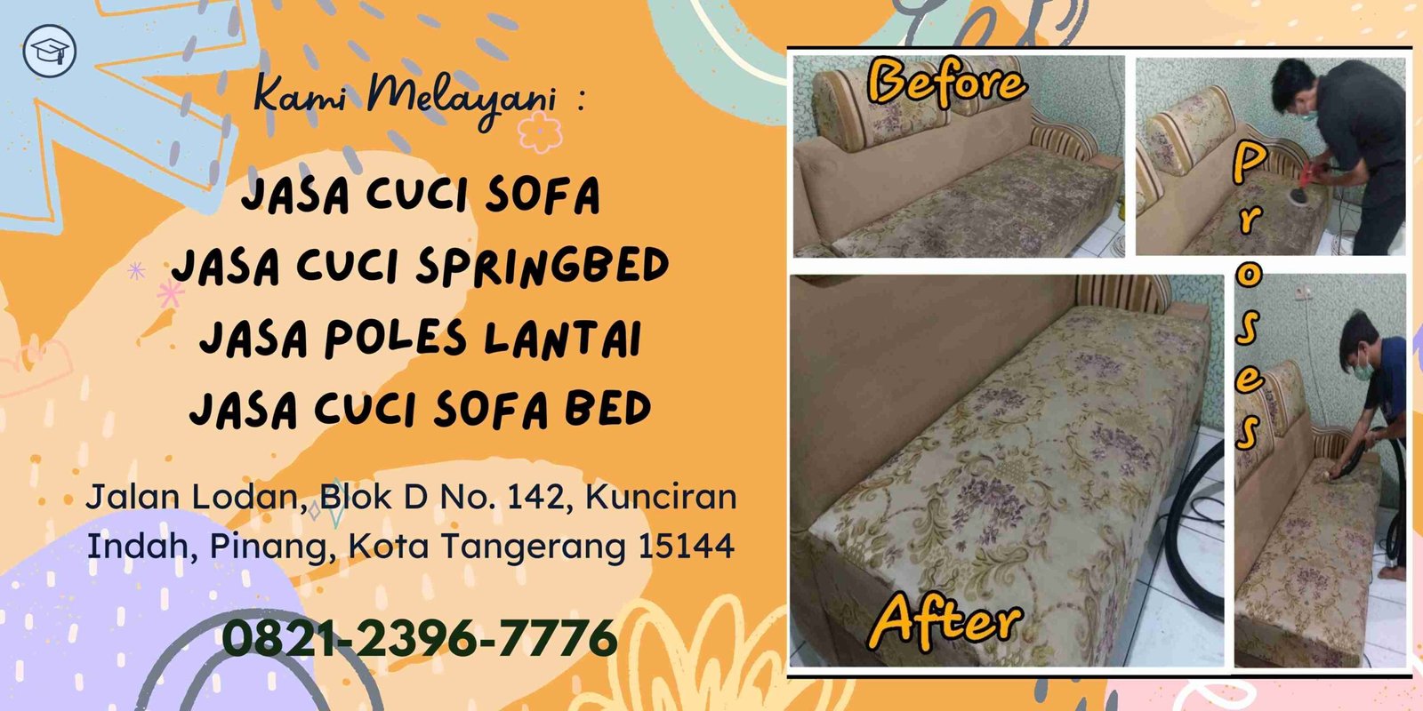 Harga Jasa Biaya Bersihkan Bed Cover Bintaro