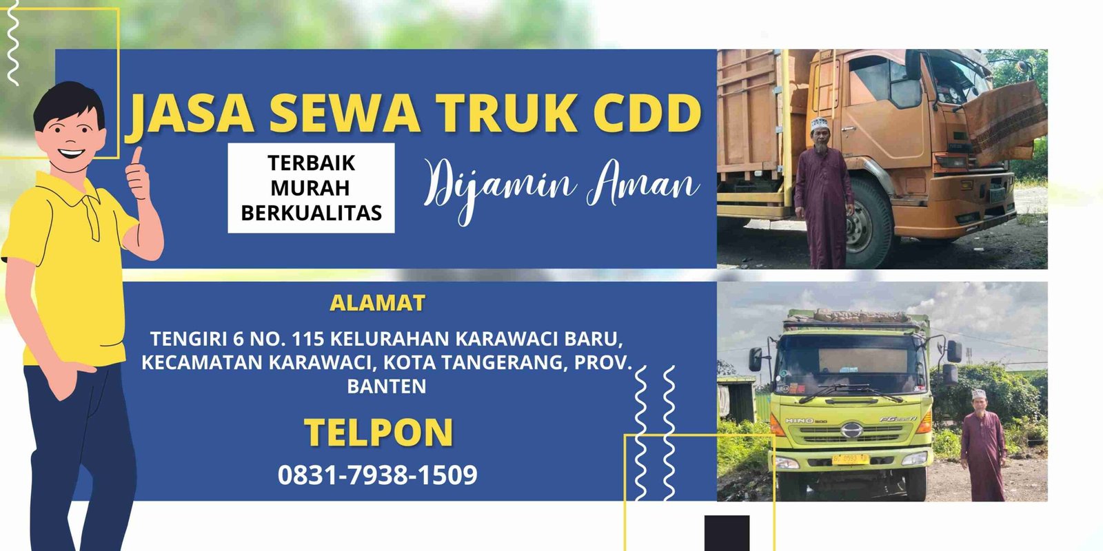 Sewa Truk Fuso Palembang Tangerang