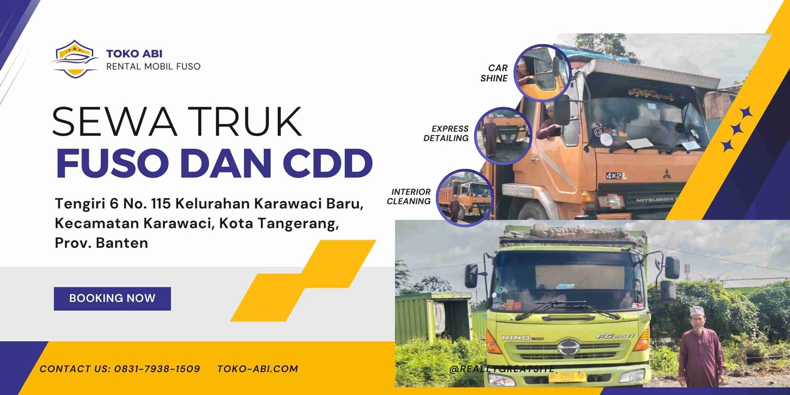 Sewa Truk Tangerang Bandung