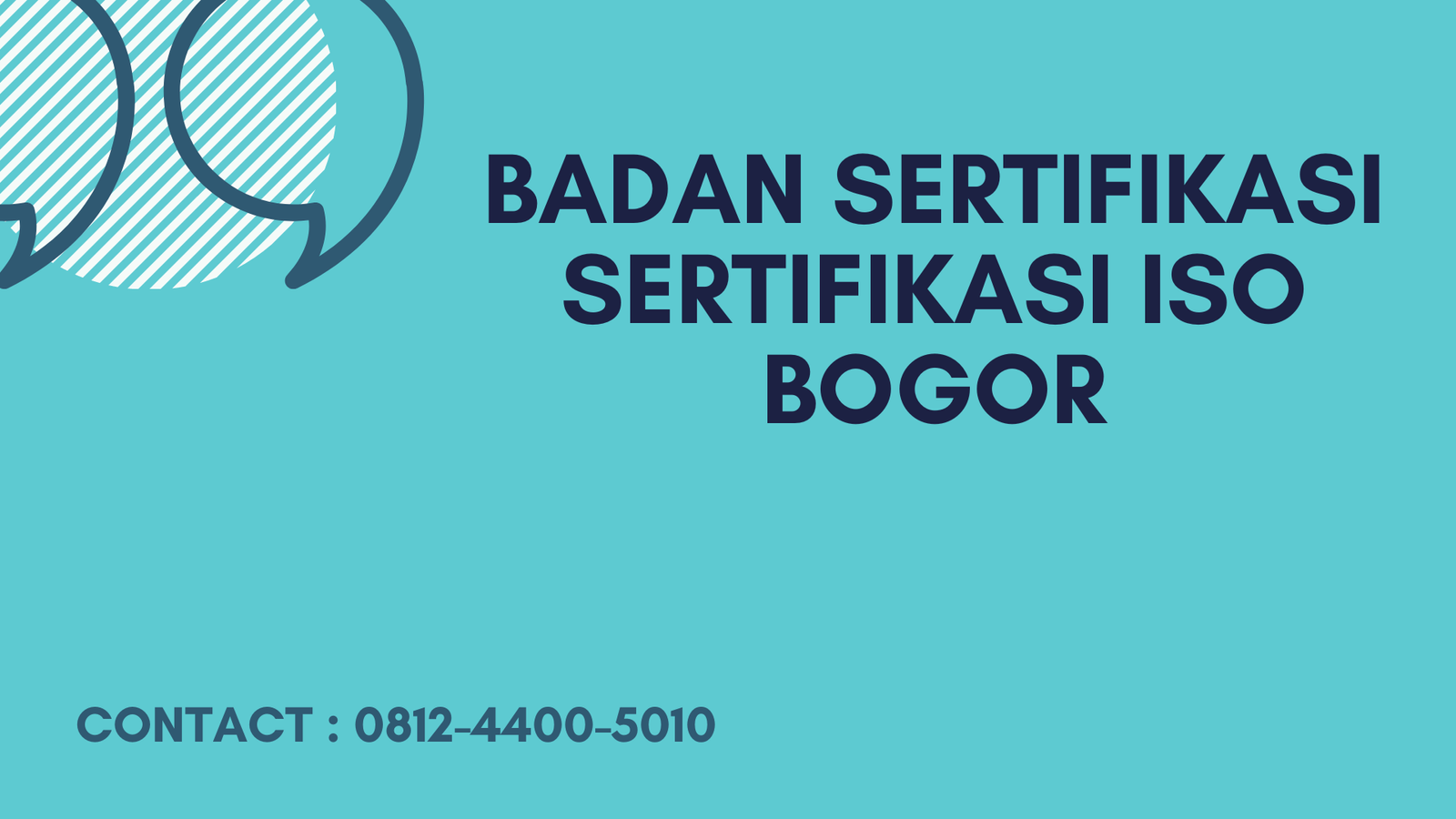 mengapa harus sertifikasi iso di bogor