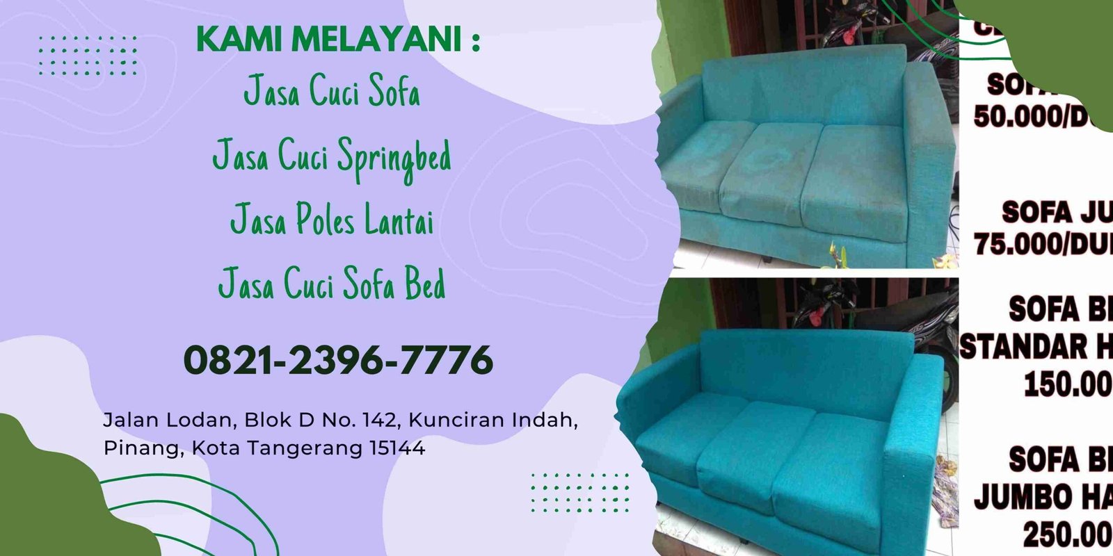 Harga Jasa Biaya Bersihkan Jok Mobil Ciledug