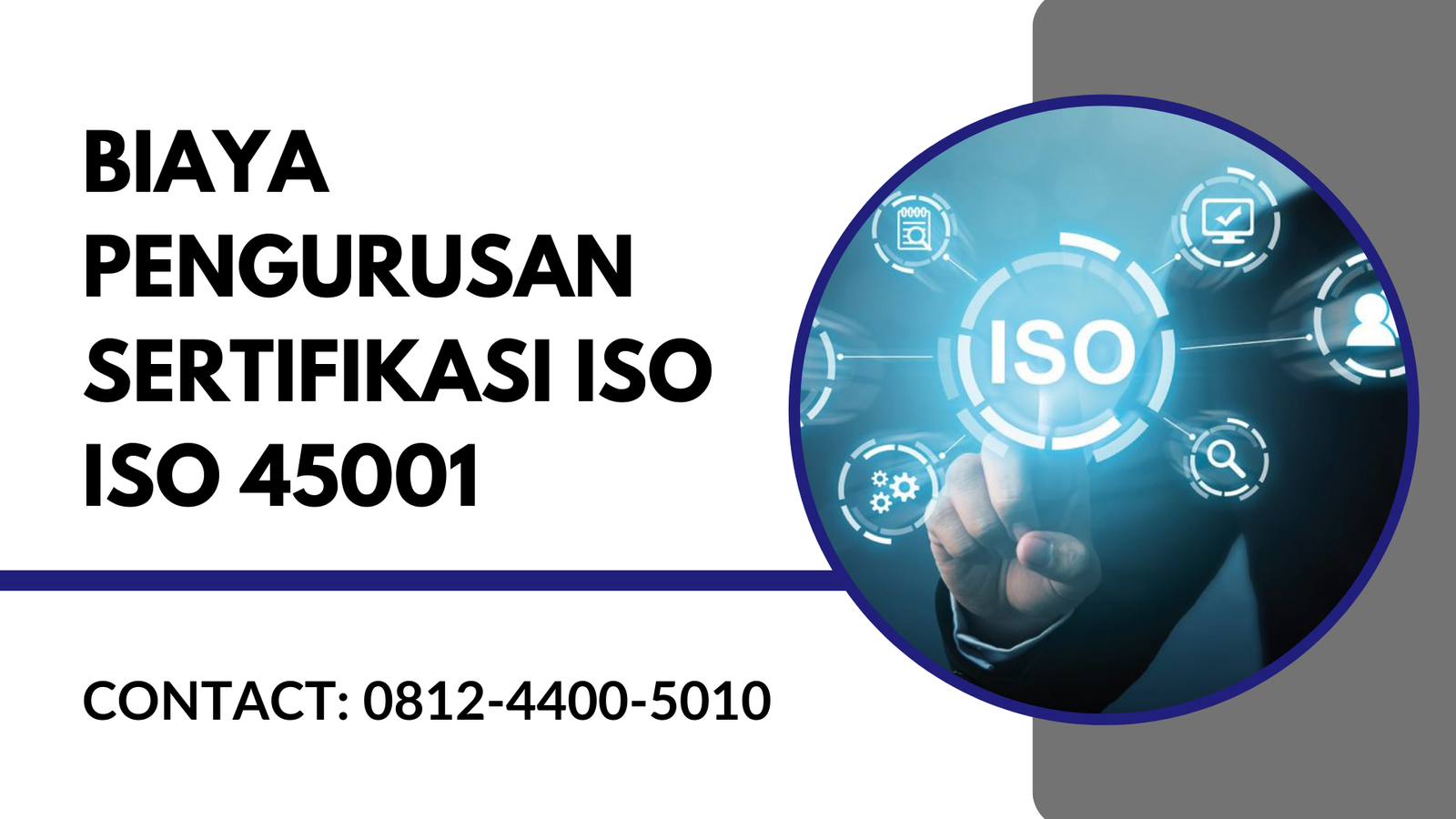 Biaya Pengurusan Sertifikasi ISO ISO 45001