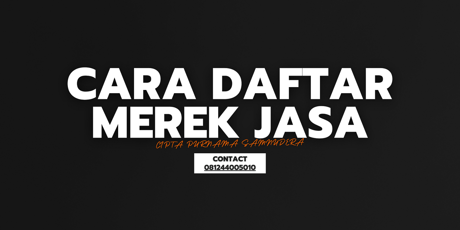 Cara Daftar Merek Jasa