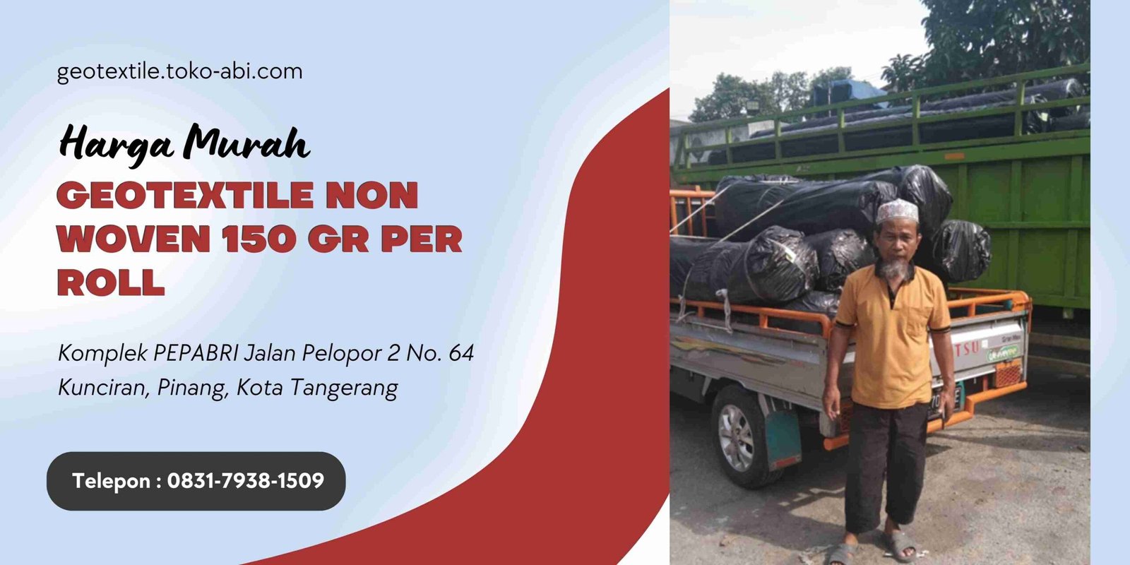 Supplier Non Woven Geotextile Kalimantan Timur Samarinda