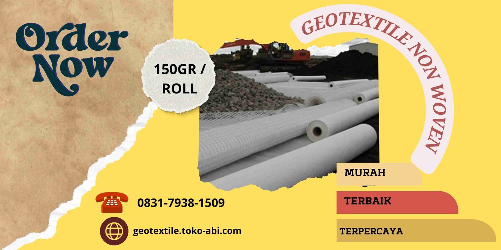 Supplier Woven Geotextile Lampung Bandar Lampung