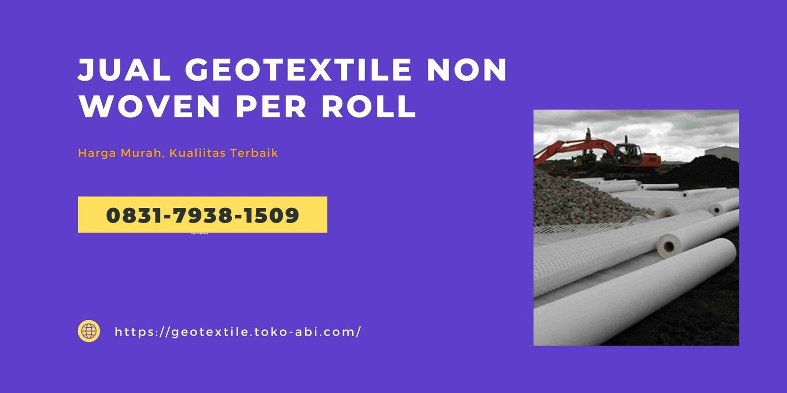Woven Geotextile Dari Supplier Papua Barat Daya Sorong