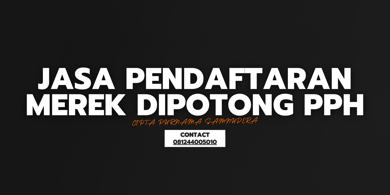 jasa pendaftaran merek dipotong pph