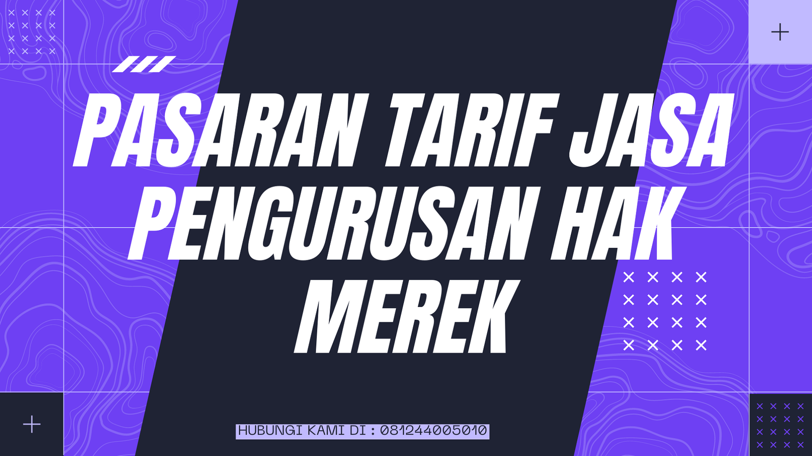 pasaran tarif jasa pengurusan hak merek