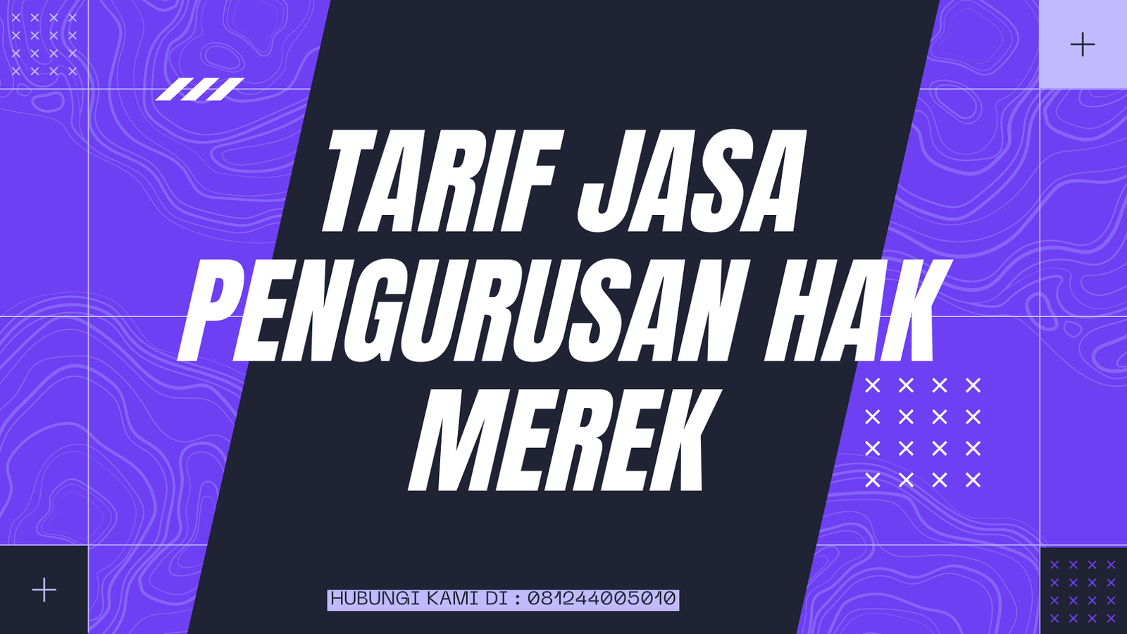tarif jasa pengurusan hak merek