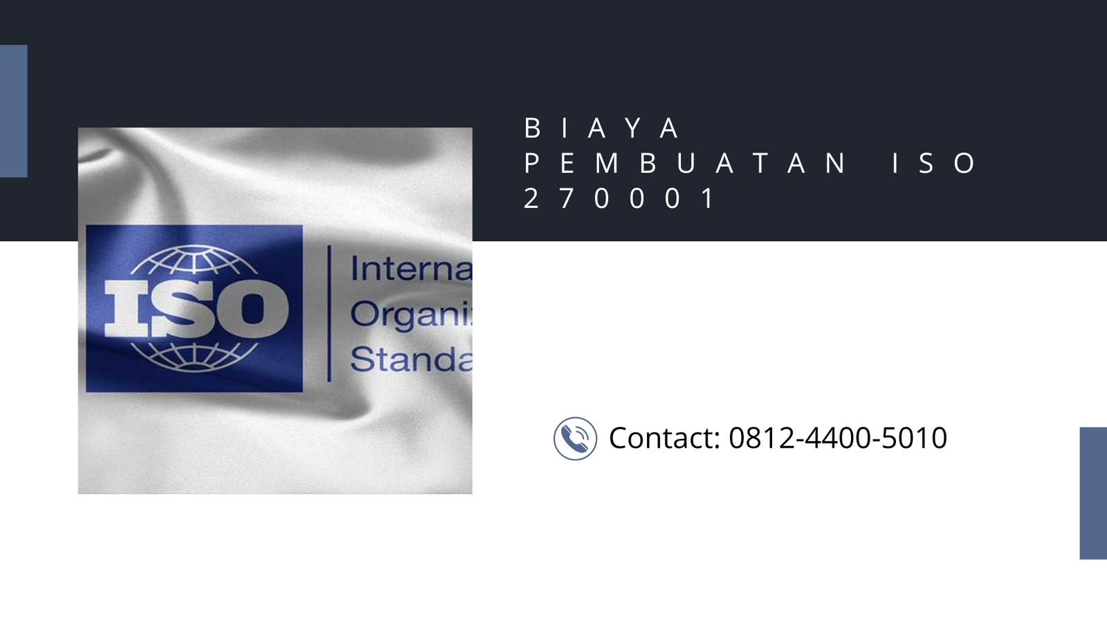 Biaya Pembuatan ISO 270001
