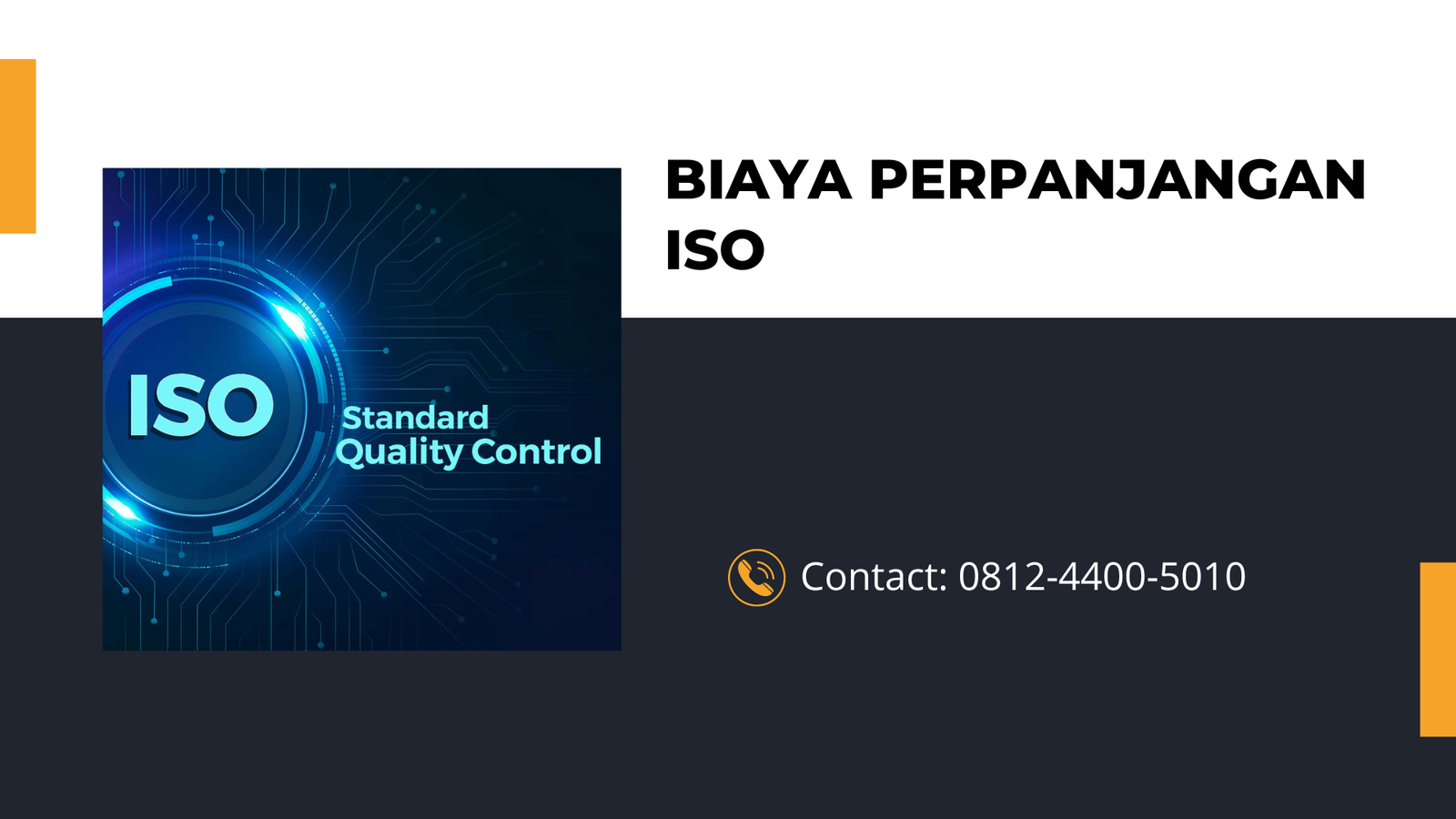 Biaya Perpanjangan ISO
