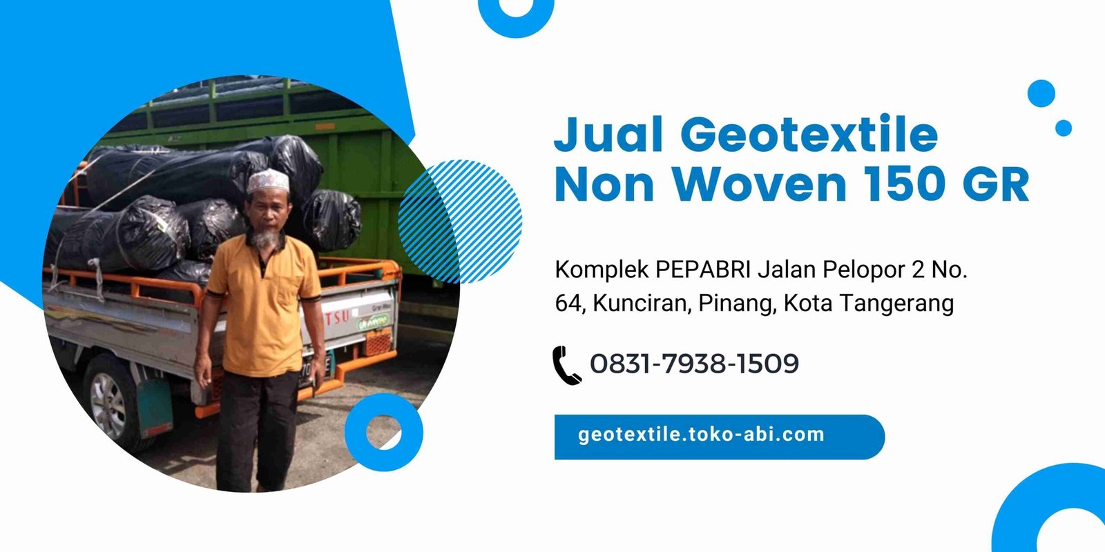Supplier Non Woven Geotextile Sumatera Utara Medan