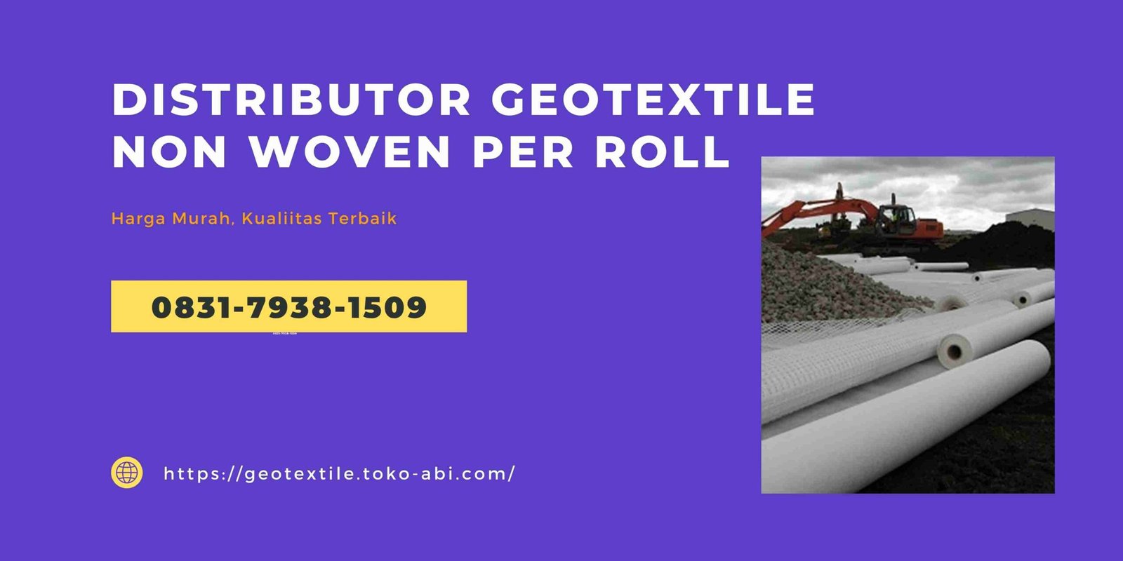 Supplier Woven Geotextile Nanggroe Aceh Darussalam Banda Aceh