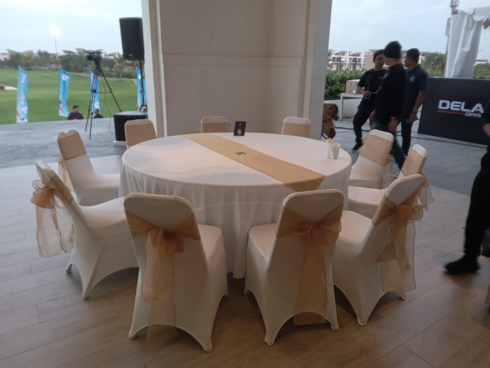 Sewa Meja Bulat D160 Murah Jaga Di Jagakarsa Jakarta Selatan