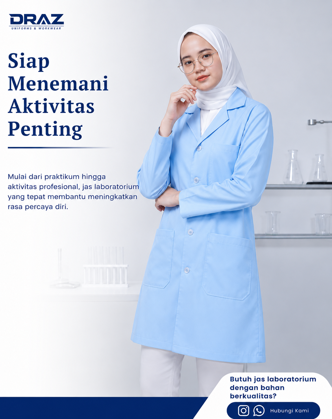 Panduan Ukuran Jas Laboratorium untuk Pengadaan Banyak